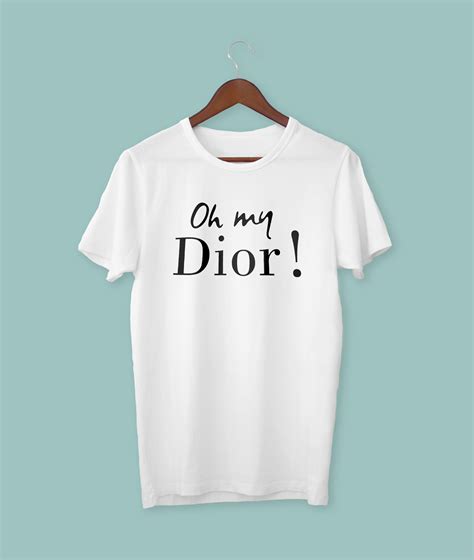 christian with a dior shirt